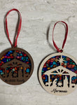 Personalized Nativity Ornament